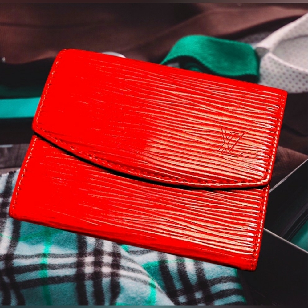 🍒💋Louis Vuitton Red Designer Women's Wallet